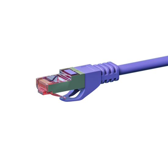 CAT6 S/FTP (PIMF) patchkabel 15m paars