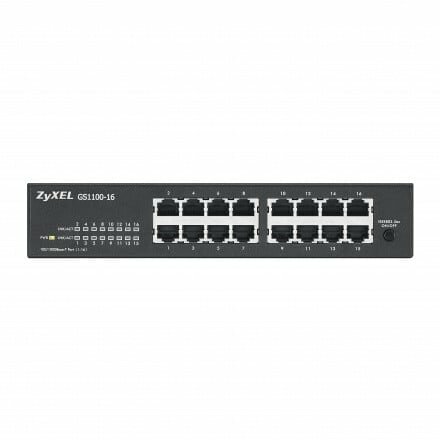 Zyxel 16-poorts GS1100 unmanaged switch