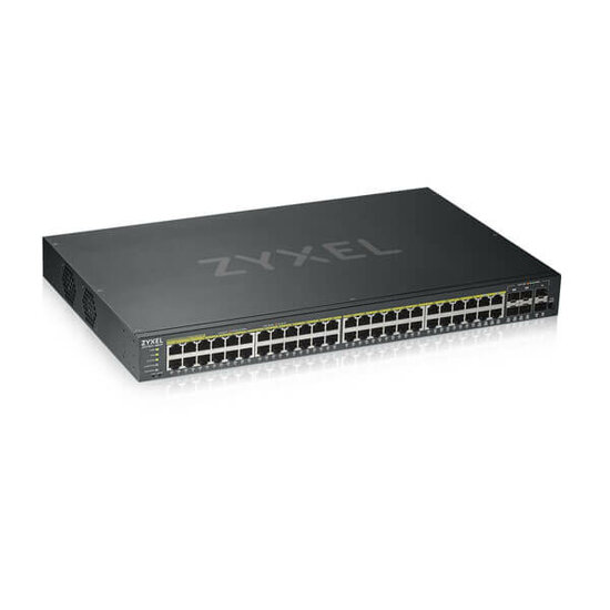 Zyxel 48-poorts GS1920 smart managed PoE+ switch