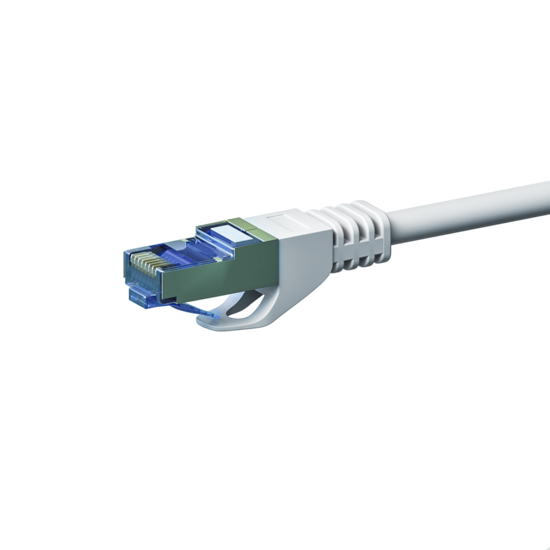 CAT6a S/FTP (PIMF) patchkabel 1m wit