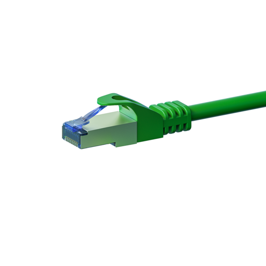 CAT6a S/FTP (PIMF) patchkabel 0,50m groen