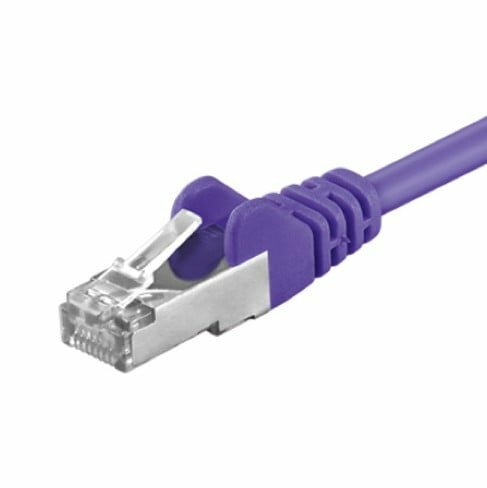 CAT5e FTP patchkabel 0,50m paars