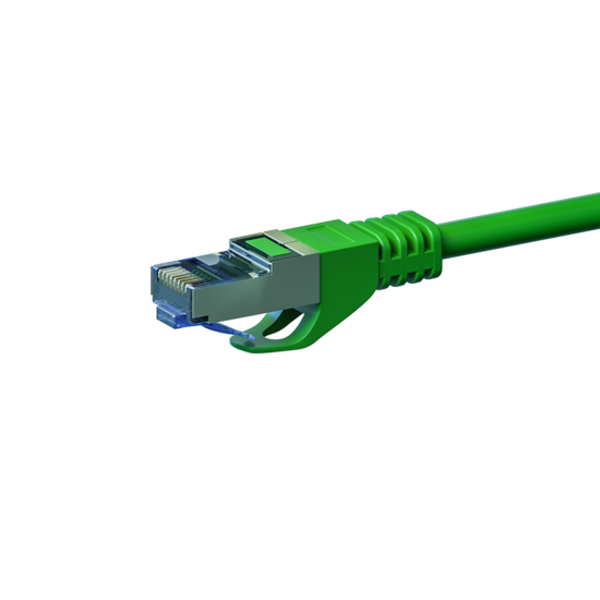 CAT6a S/FTP (PIMF) patchkabel 15m groen