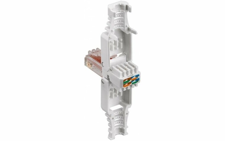 UTP CAT5e Toolless RJ45 Connector - voor stugge en soepele kern