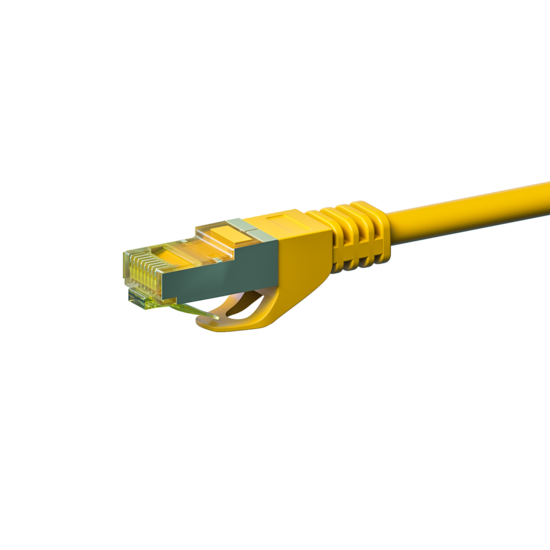 Cat7 S/FTP (PIMF) patchkabel 0,25m geel