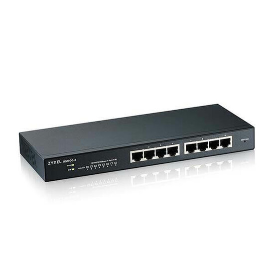 Zyxel 8-poorts GS1900 smart managed switch