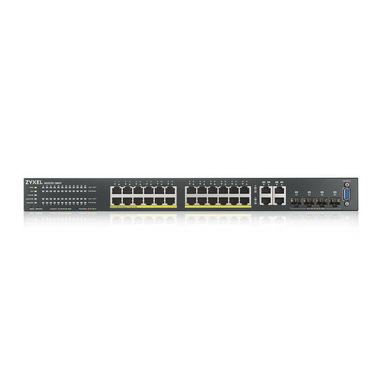 Zyxel 28-poorts GS2220 managed PoE+ switch