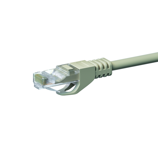 UTP CAT5e patchkabel 0,50m grijs - 100% koper