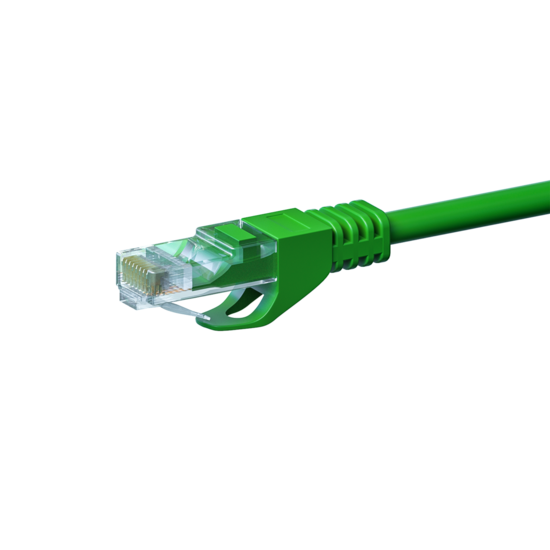 UTP CAT5e patchkabel 0,50m groen - 100% koper