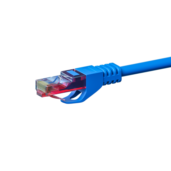 UTP CAT6 patchkabel 0,50m blauw - 100% koper