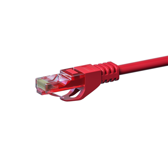 UTP CAT6 patchkabel 0,50m rood - 100% koper