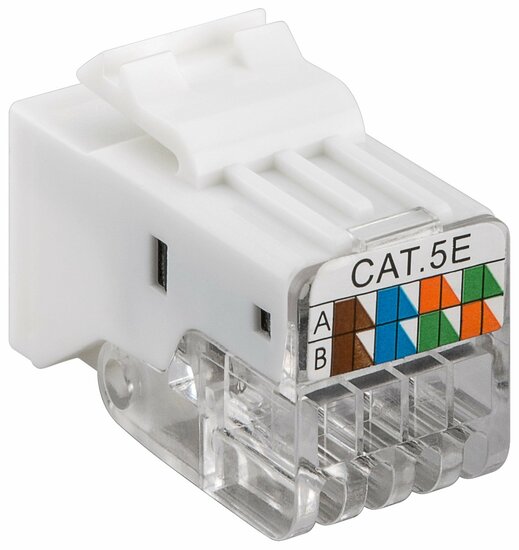 CAT5e UTP Keystone Connector - Toolless