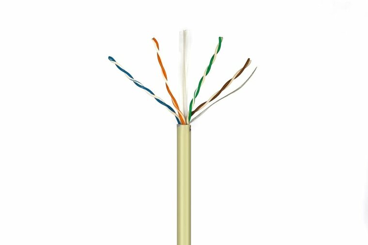 DANICOM CAT6 UTP 50m kabel op rol soepel -  PVC (Fca)