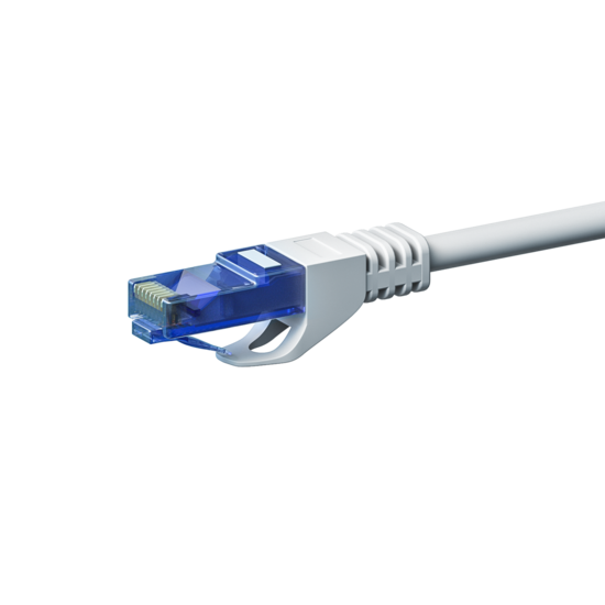 UTP CAT6a patchkabel 0,50m wit - 100% koper