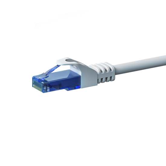 UTP CAT6a patchkabel 2m wit - 100% koper