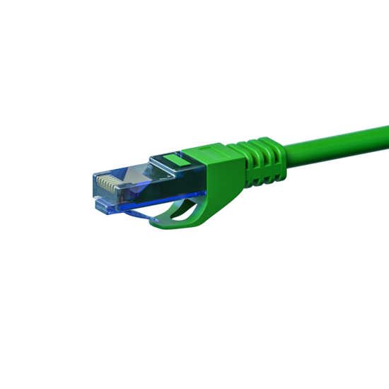 UTP CAT6a patchkabel 10m groen - 100% koper