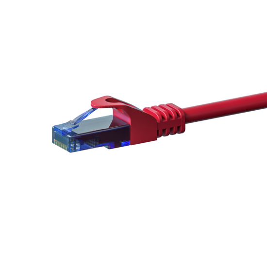 UTP CAT6a patchkabel 1,50m rood - 100% koper