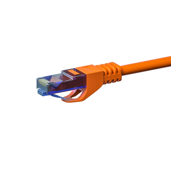 UTP CAT6a patchkabel 0,50m oranje - 100% koper