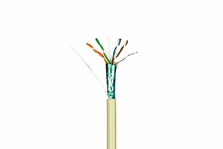 DANICOM CAT5E FTP 50m kabel op rol soepel -  PVC (Fca)