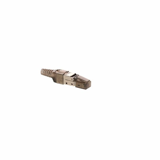 S/FTP CAT6A Toolless RJ45 Connector - voor stugge kern