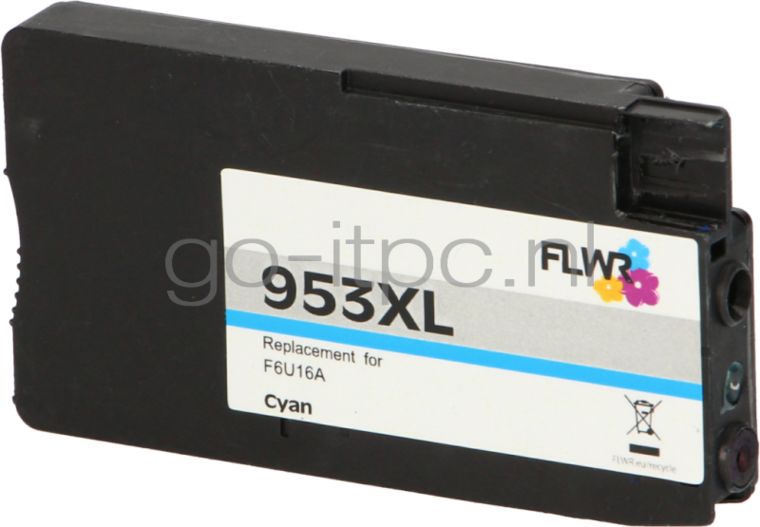 FLWR HP 953XL cyaan