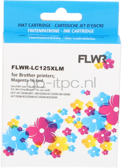 FLWR Brother LC-125XLM magenta