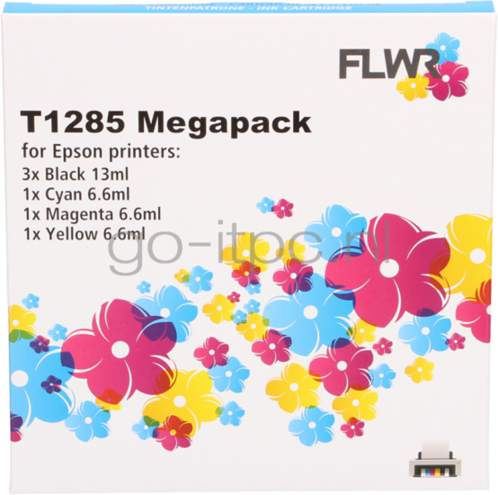 FLWR Epson T1281/2/3/4 Megapack