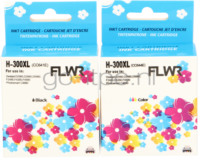 FLWR HP 300XL Multipack zwart en kleur