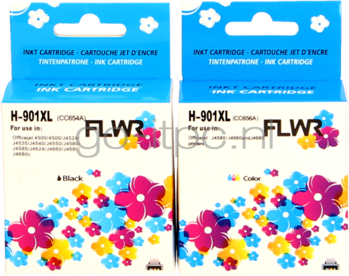 FLWR HP 901XL 2-pack - Optie 78