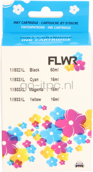 FLWR HP 932XL/933XL 4-pack - Optie 85