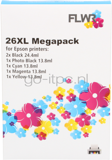 FLWR Epson T2621/2631/2/3/4 Megapack