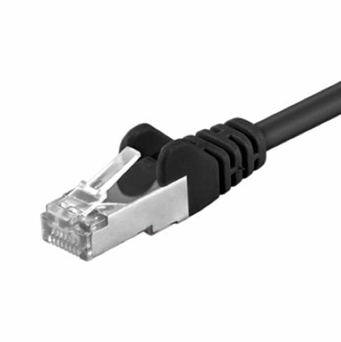 CAT5e FTP patchkabel 0,25m zwart