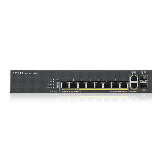 Zyxel 10-Ports GS2220 Managed PoE+ Switch