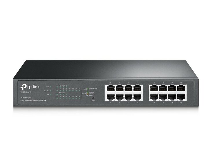 TP-Link 16-Poorts 1016 managed PoE smart switch