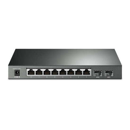 TP-Link 10-Poorts JetStream 2210P managed smart PoE switch