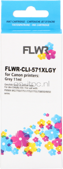 FLWR Canon CLI-571XL grijs