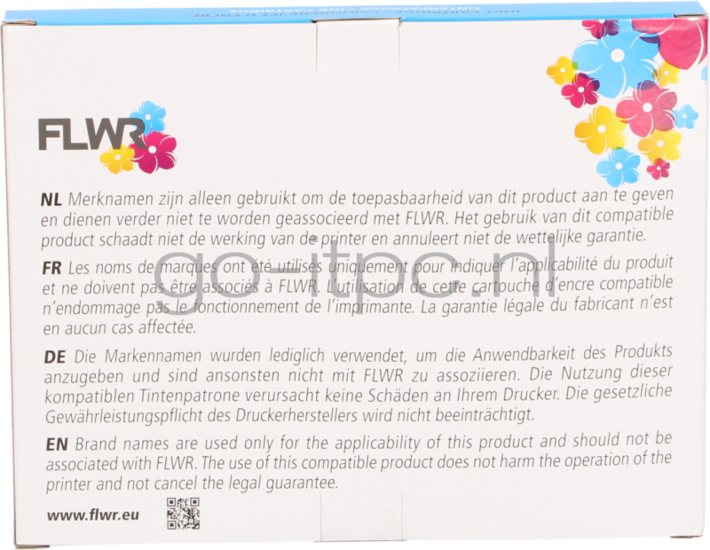 FLWR Canon CLI-521 Multipack zwart en kleur