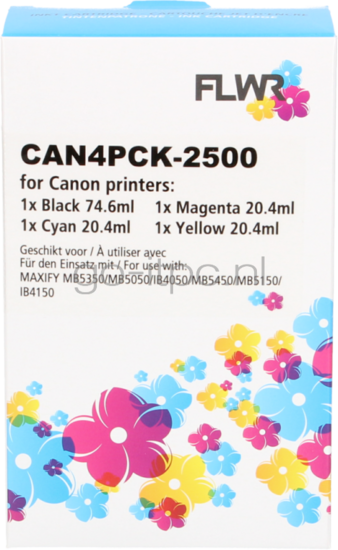 FLWR Canon PGI-2500XL Multipack zwart en kleur