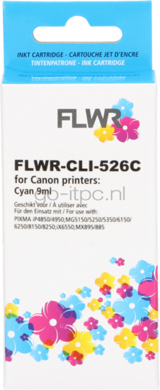 FLWR Canon CLI-526C cyaan