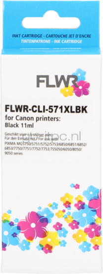 FLWR Canon CLI-571XL zwart