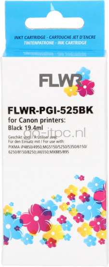 FLWR Canon PGI-525BK zwart