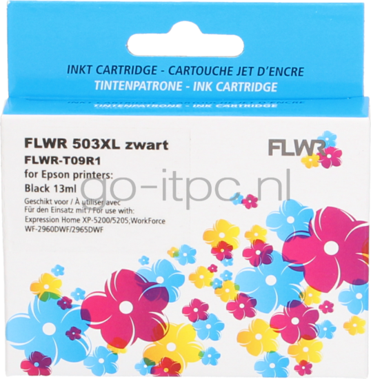 FLWR Epson 503XL zwart