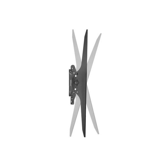 Equip 650322 Tilt Curved TV Wall Mount Bracket, 1x 60 -100,100kg, 200x200/ 1098x807mm, Black