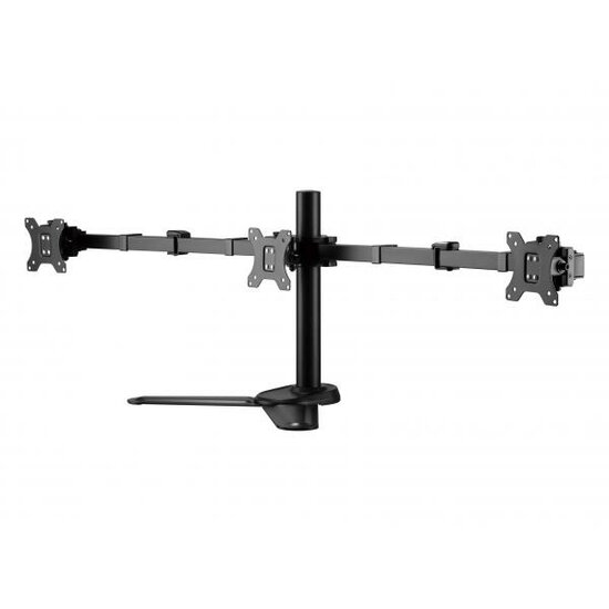 Equip 650125 Articulating Triple Monitor Tabletop Stand, 3x 17 - 27&quot;. 21 kg, 75 x 75/ 100 x 100 mm