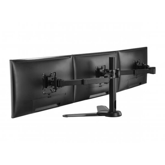 Equip 650125 Articulating Triple Monitor Tabletop Stand, 3x 17 - 27&quot;. 21 kg, 75 x 75/ 100 x 100 mm