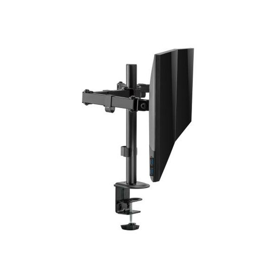 Equip 650157 17&quot;-32&quot; Articulating Dual Monitor Desk Mount Bracket, Clamp, 17&quot; - 32&quot;, 9kg, 100x100mm