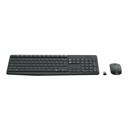 Logitech 920-007931 MK235 Wireless Keyboard and Mouse Combo, Full-size (100%) Wireless, USB, QWERTY