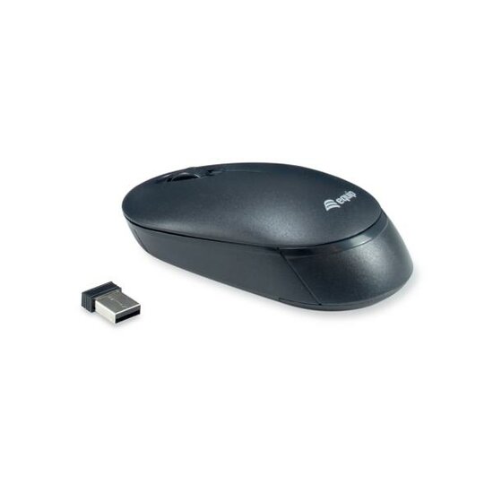 Equip 245220 Wireless Keyboard &amp; Mouse Set DE Layout, QWERTZ, Full-size (100%) RF Wireless, Black