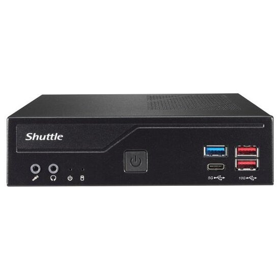 Shuttle DH670V2 Mini PC Barebone, LGA1700, H670, DDR4, 2x HDMI, 2x DP , 2x 2.5G LAN, 8x USB, 24/7