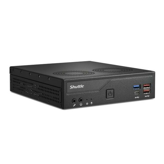 Shuttle DH770 Mini PC barebone, 1.35L, LGA 1700, Intel H770, DDR5-SDRAM, 2x 2.5G LAN, 2x M.2, 24/7